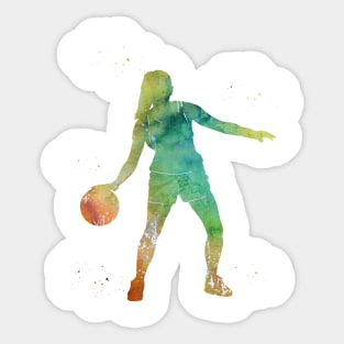 Basketball girl Sticker